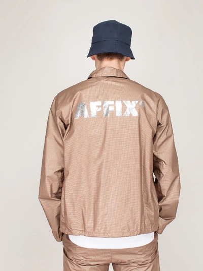 Shop Affix Technical Coach Jacket Beige