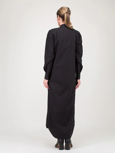 Shop Haider Ackermann Sleeve Drape Dress Byron In Black
