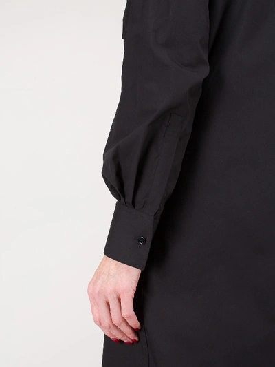 Shop Haider Ackermann Sleeve Drape Dress Byron In Black
