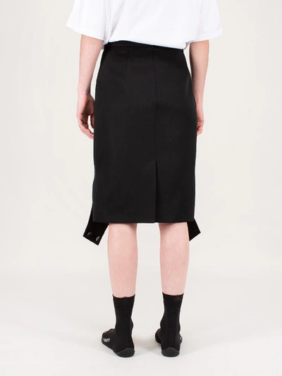 Shop Burberry Skirts Smart In Black