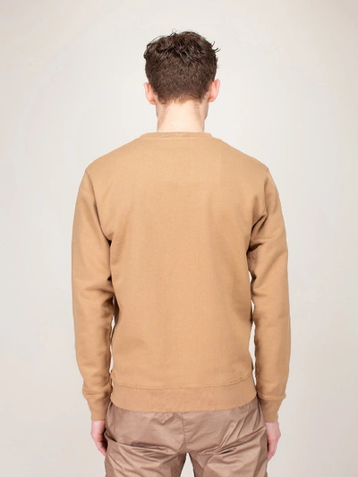 Shop Affix Basic Embroidered Sweatshirt In Beige