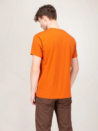 Shop Affix Panelled Workwear T-shirt Orange In Yellow & Orange