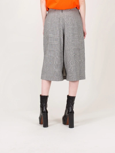 Shop Vetements Trouser Skirt Check Grey