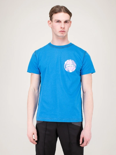 Shop Kiko Kostadinov Tulcea Graphic T-shirt In Blue