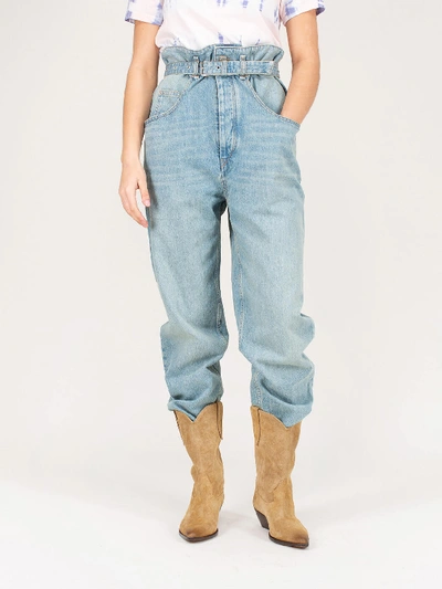 Isabel Marant Étoile Muardo Trouser In Light Blue