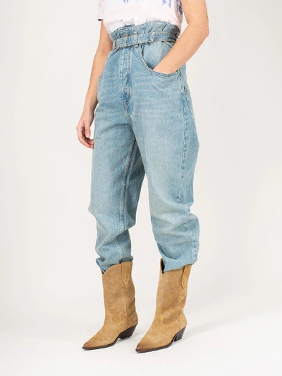 Isabel Marant Étoile Muardo Trouser In Light Blue