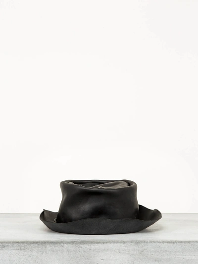 Shop Ma+ Tribly Hat Leather Black