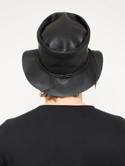 Shop Ma+ Tribly Hat Leather Black