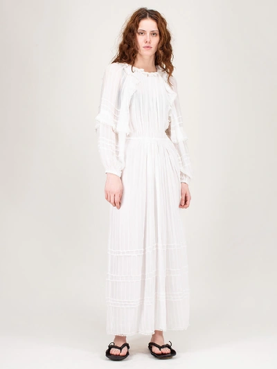Shop Isabel Marant Étoile Justine Dress In White