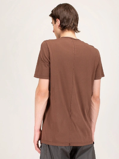 Shop Rick Owens Drkshdw Level Tee Knitted In Brown