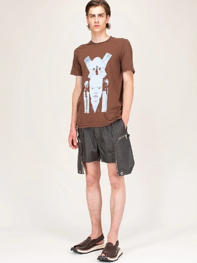 Shop Rick Owens Drkshdw Level Tee Knitted In Brown