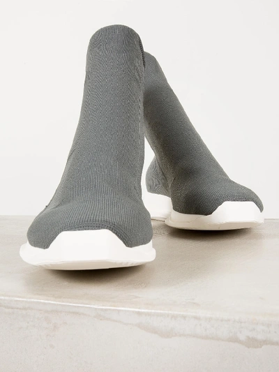 Shop Rick Owens Drkshdw Kly Runner Stretch Sock Grey