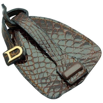 Pre-owned Delvaux Brown Crocodile Purses, Wallet & Cases