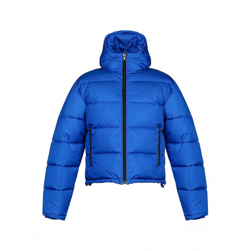 balenciaga blue coat