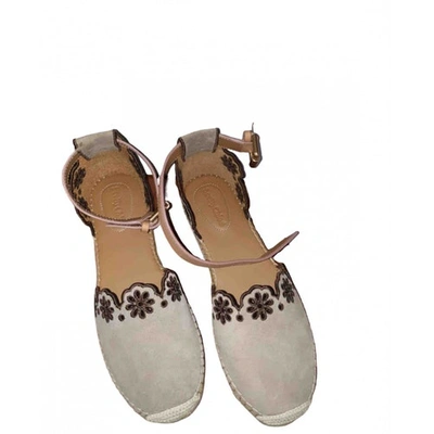 Pre-owned See By Chloé Beige Suede Espadrilles