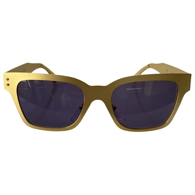 Pre-owned Retrosuperfuture Gold Metal Sunglasses