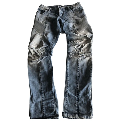 Pre-owned Pierre Balmain Blue Denim - Jeans Jeans