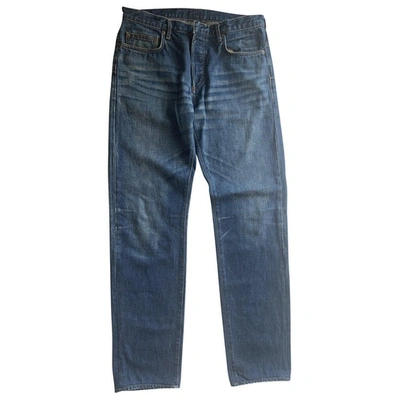 Pre-owned Dior Navy Cotton Jeans