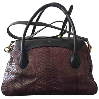 Pre-owned Nina Ricci Brown Python Handbag