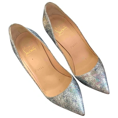 Pre-owned Christian Louboutin So Kate  Multicolour Glitter Heels
