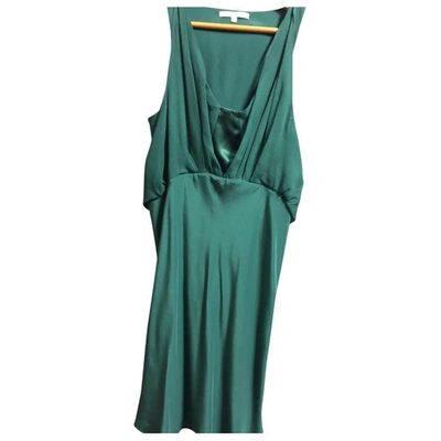 Pre-owned Vanessa Bruno Green Silk Dress
