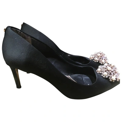 Pre-owned Ted Baker Leather Heels In Black