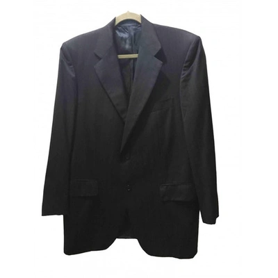 Pre-owned Balenciaga Navy Wool Jacket