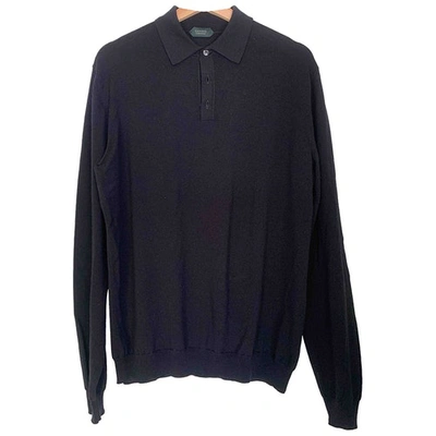 Pre-owned Zanone Black Wool Knitwear & Sweatshirts