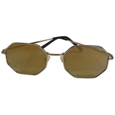 Pre-owned Quay Yellow Metal Sunglasses