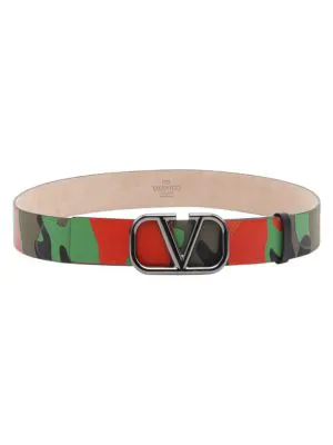 valentino camo belt
