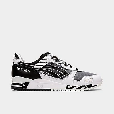 Shop Asics Men's Gel-lyte Iii Casual Shoes In Black/white/black