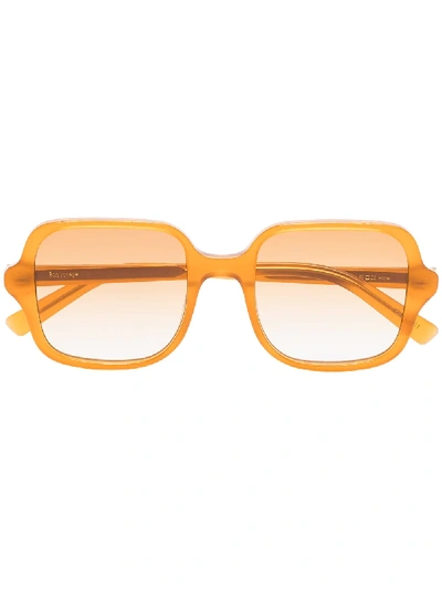 Shop Chimi Voyage Square-frame Sunglasses In Yellow