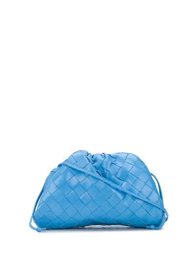 Shop Bottega Veneta The Pouch 20 Mini Bag In Blue