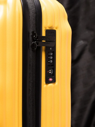 Shop Crash Baggage Yellow Stripe Cabin Suitcase Set