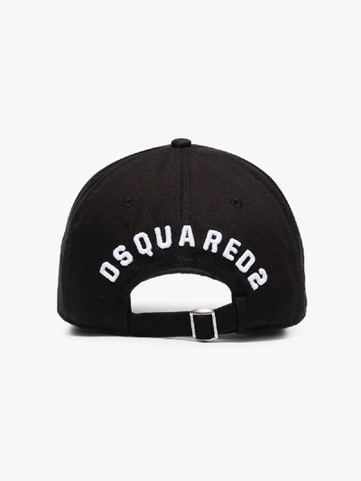 Shop Dsquared2 Icon Logo Baseball Cap In Black