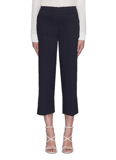 Shop Theory Wide Leg Suiting Pants In Black