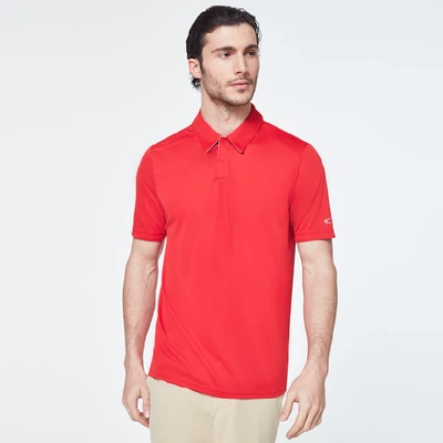 Shop Oakley Divisional Polo 2.0 In Red