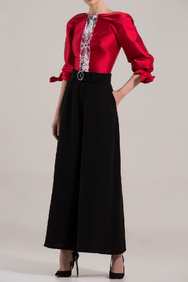 elbow sleeve midi dress