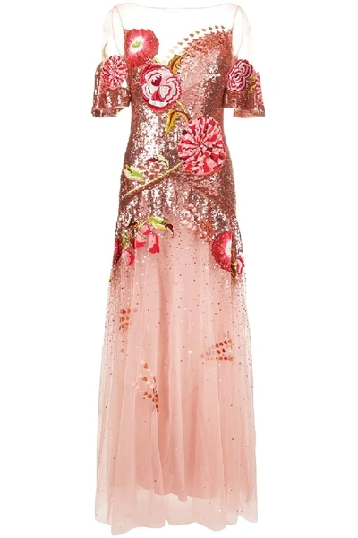 Shop Temperley London Carnation Sequin Gown