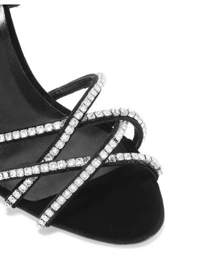Shop Magda Butrym Woman Sandals Black Size 9 Textile Fibers