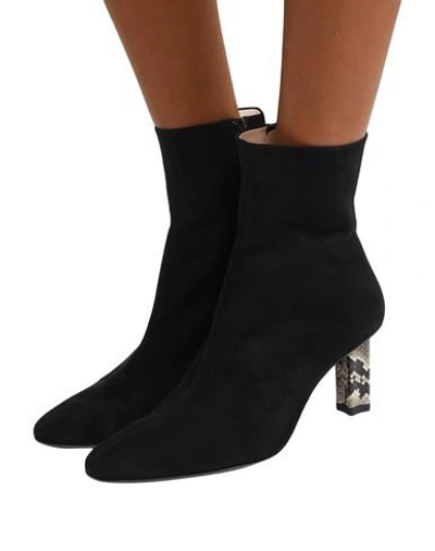 Shop Staud Ankle Boots In Black