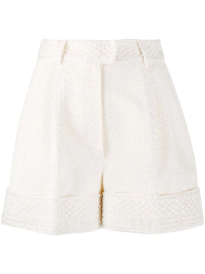 Shop Loulou Tailored Shorts In White