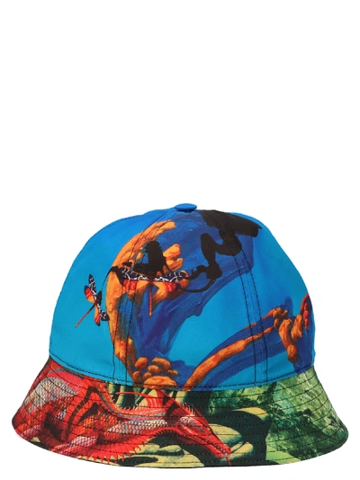 Shop Valentino Red Dragon Bucket Hat In Multicolor