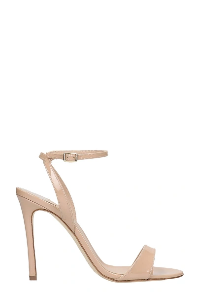 Shop The Seller Sandals In Powder Patent Leather