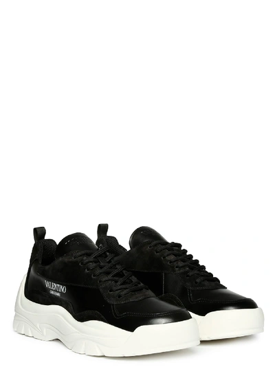 Shop Valentino Bounce Shoes In Bianco Nero