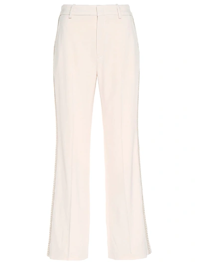 Shop Gucci Pants In White