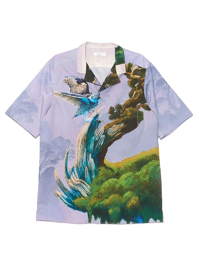Shop Valentino Blind Owl Shirt In Multicolor