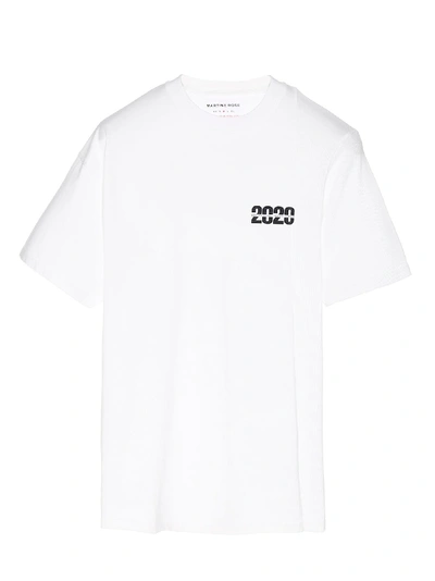 Shop Martine Rose 2020 T-shirt In White