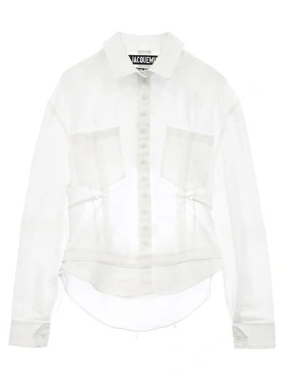 Shop Jacquemus Cueillette Shirt In White