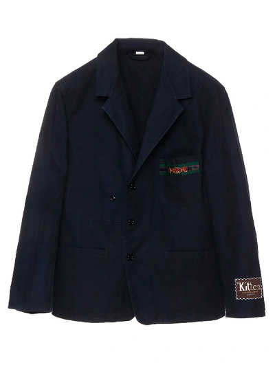 Shop Gucci Blazer In Blue